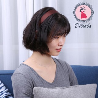 Băng Đô Cài Tóc Màu Trơn Thiết Kế Đơn Giản Cho Nữ