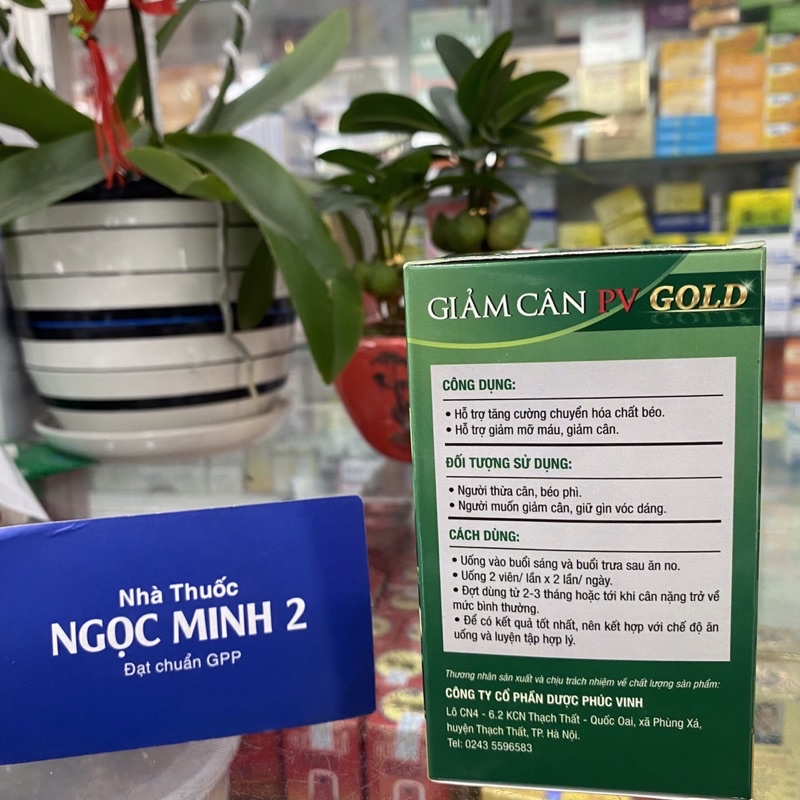 ✅ [Chính Hãng] Giảm cân PV Gold hỗ trợ tăng cường chuyển hoá chất béo giảm mỡ máu giảm cân