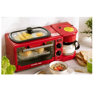 lò nướng bánh mỳ đa năng kèm am đun nước cao cấp - Hàng nội địa] Lò nướng bếp nướng 10 Lít 3 trong 1 kèm ấm đun nước