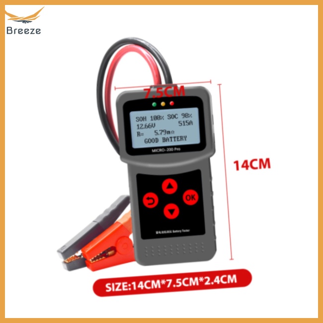 Thiết Bị Phân Tích Pin Xe Hơi Micro-200 Pro 12v 3-220ah