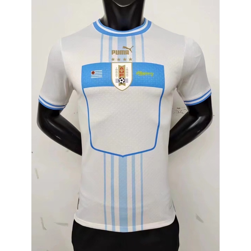 Áo Thun Thể Thao Tay Ngắn Số 22-23 Uruguay away S-XXL