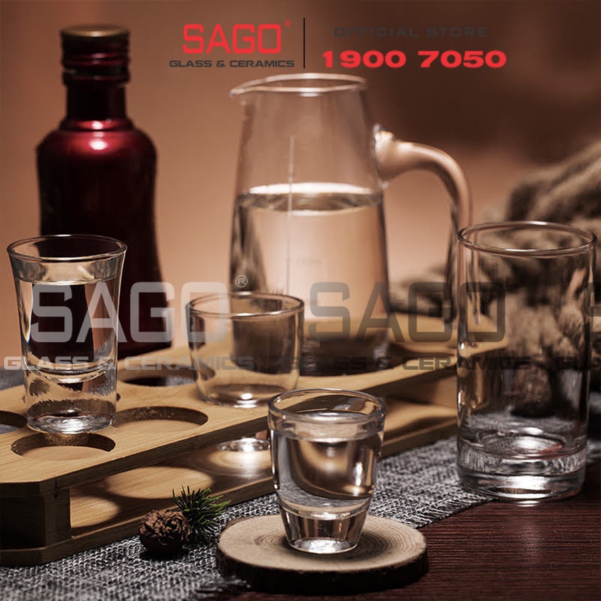 Ly Thủy Tinh Deli Zeno Shot Glass 34ml , 40ml | Tùy Chọn Dung tích