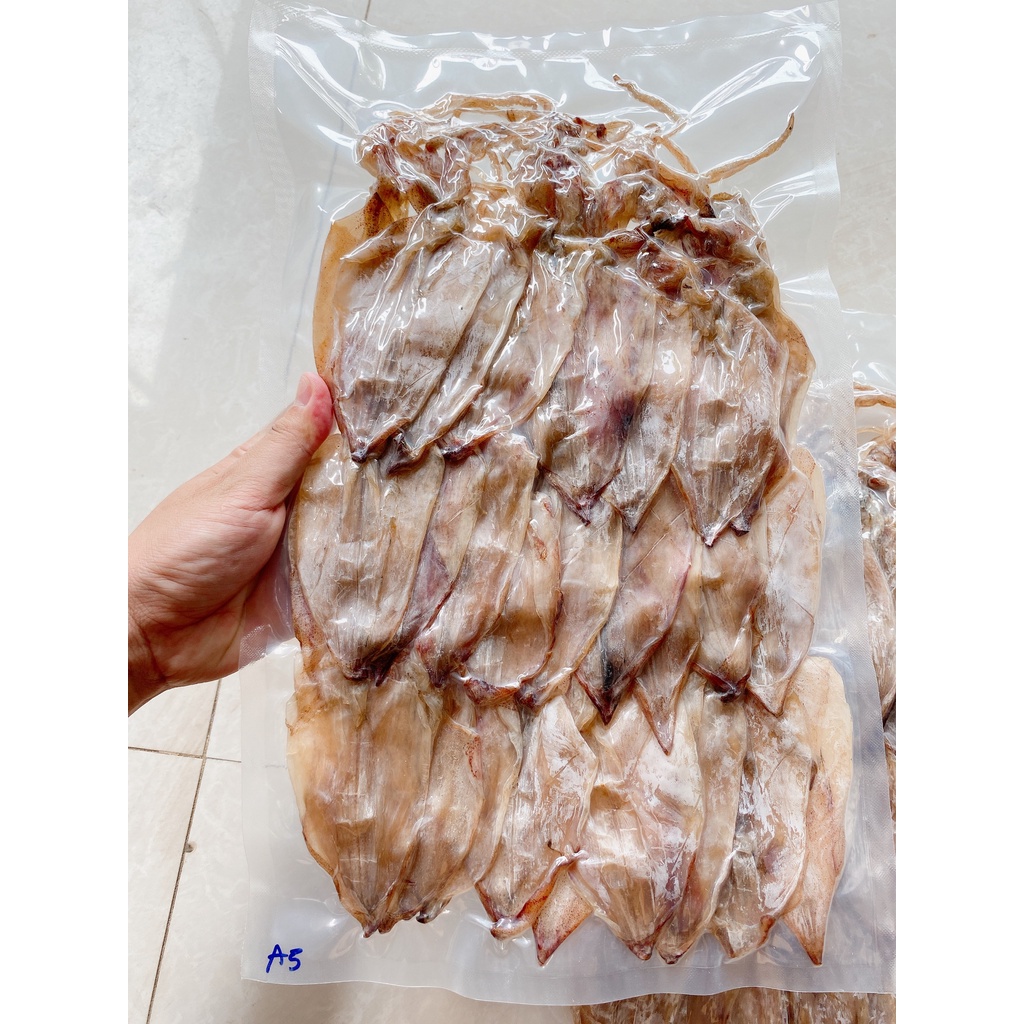 1Con Khô Mực size 80-90con/kg  mực khô Hải Sản Hồ Tràm loại 1