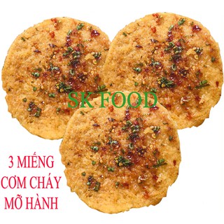 Cơm Cháy Mỡ Hành Thơm Ngon - Bịch 3 Miếng