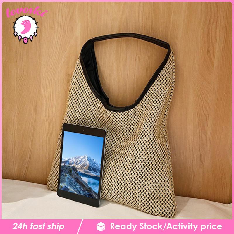 Túi Xách Đan Lát Phong Cách Bohemian Thời Trang Đi Biển Cho Nữ