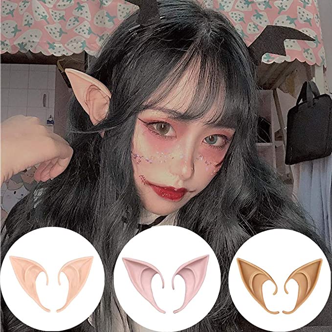 Tai Yêu Tinh Bằng Latex Hóa Trang Halloween