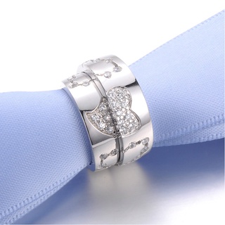 Nhẫn đôi Bạc Hiểu Minh NC056
