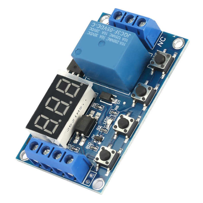 [Iuxishop] LED Display Delay On/Off Relay Module Trigger Cycle Timer Switch DC 5-30V