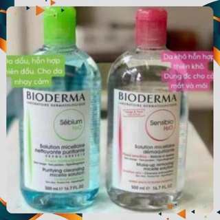 Nước tẩy trang bioderma pháp h2o 500ml_giá cục sốc