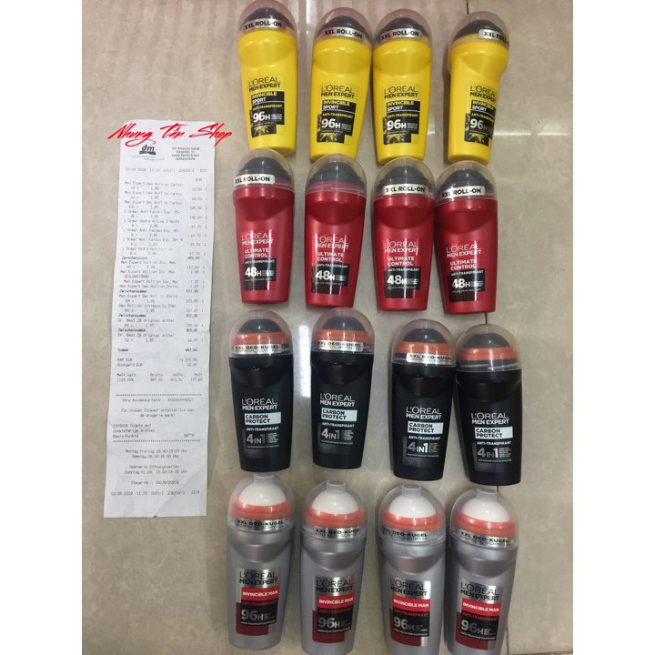 [ Có Bill - Xách Tay Đức ] Lăn Khử Mùi Loreal Men Expert Ngăn Chặn Mồ Hôi 50ml | BigBuy360 - bigbuy360.vn
