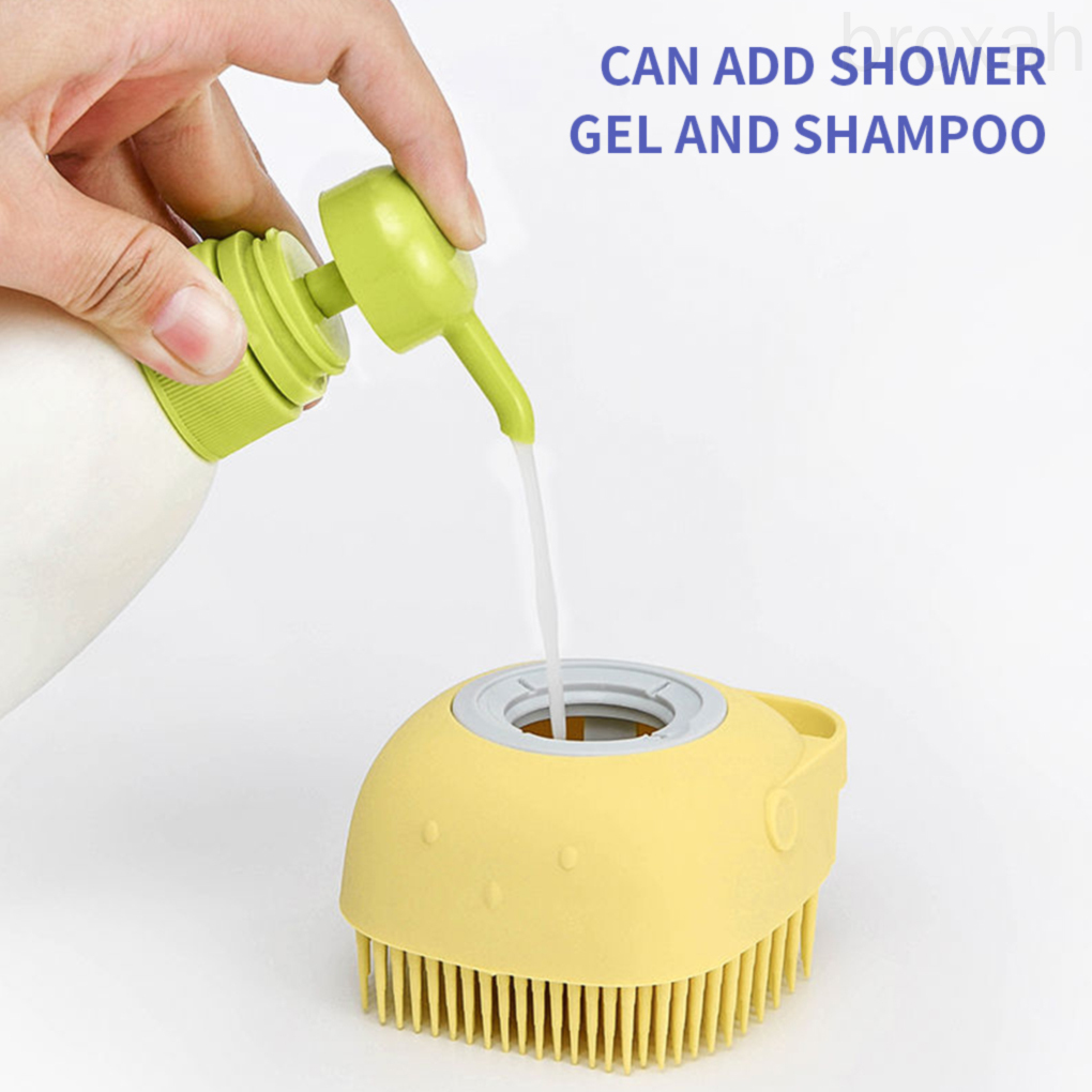 Bàn Chải Tắm Silicone Tẩy Tế Bào Chết Cho Người Lớn Và Trẻ Em