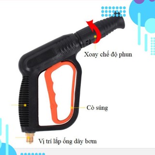 Vòi phun xịt nướ rửa xe tưới cây áp lực cao 206660