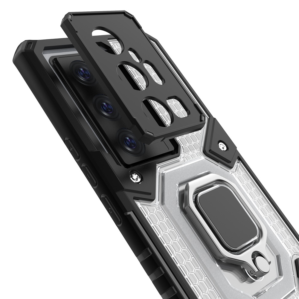 Ốp Điện Thoại PC Cứng + TPU Mềm Tản Nhiệt Kèm Giá Đỡ Nhẫn Chống Sốc Cho Vivo X70 Pro Plus Vivo X70