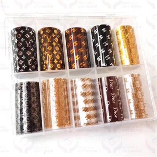 Foil dán trang trí móng nail