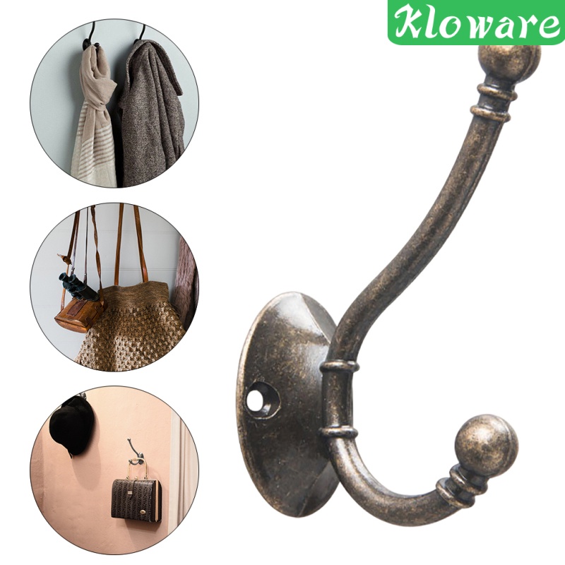 [Kloware] Móc Treo Mũ / Áo Khoác / Túi Xách Gắn Tường Phong Cách Vintage Mộc Mạc