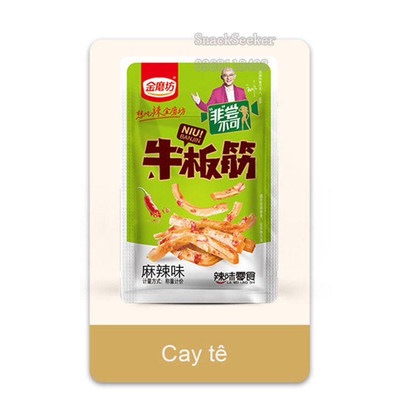 Gân Bò Xé Cay Tỏi ớt - Snackseeker - Gân Bò Xé Cay siêu ngon, dai dai , giòn giòn - Đồ ăn Vặt Trung Quốc 🐮 ngon ngon | BigBuy360 - bigbuy360.vn