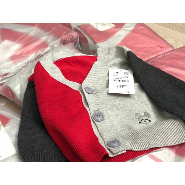 Áo len cardigan chuột Zara
