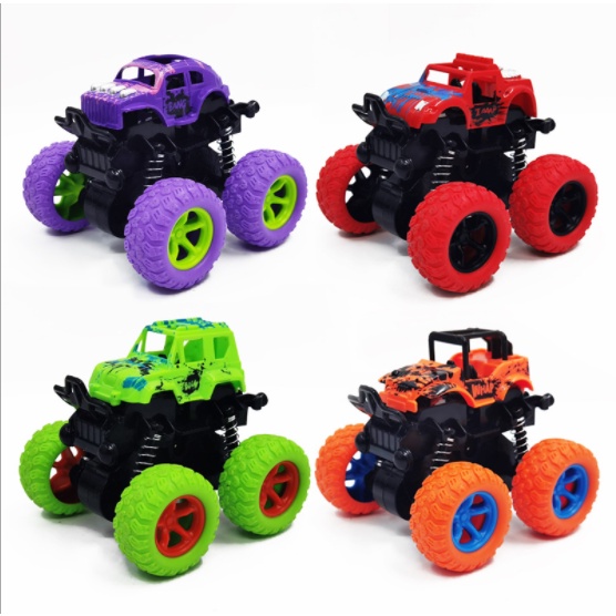 Xe Ô TÔ ĐỊA HÌNH quán tính chạy đà cho bé nhiều màu sắc,chạy rất xa, bền bì, Xoay 360 độ, nhựa ABS an toàn