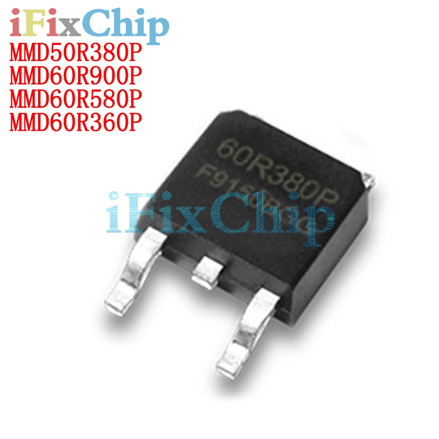 10 Chiếc Thương Hiệu Mới MMD50R380P TO252 50R380P TO-252 50R380 SOT MMD50R380 MMD60R900P MMD60R900 M