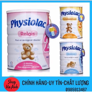 Sữa bột Physiolac số 1, 2, 3 900g ( Date 08/2021 )