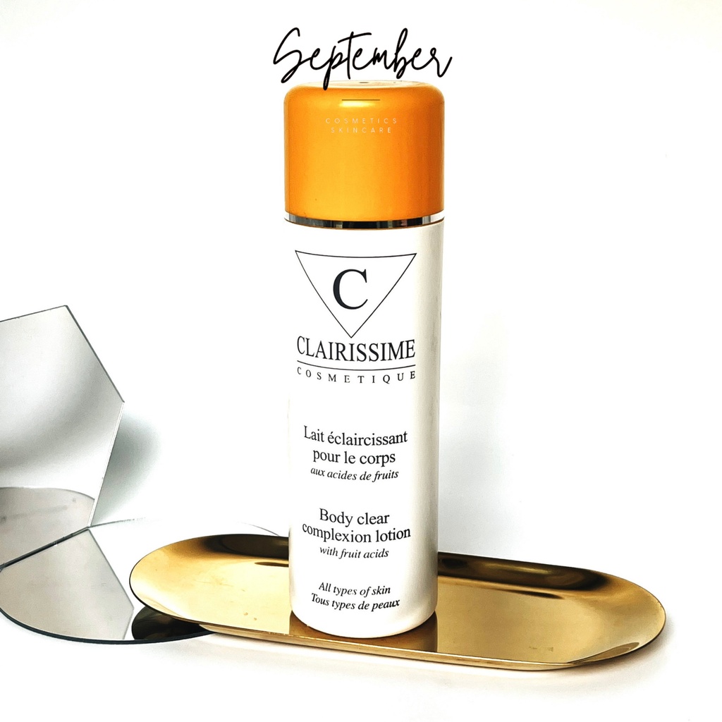 Sữa dưỡng thể làm mềm và trắng da CLAIRISSIME, Body Lotion Pháp chữ C Vàng - september249.vn