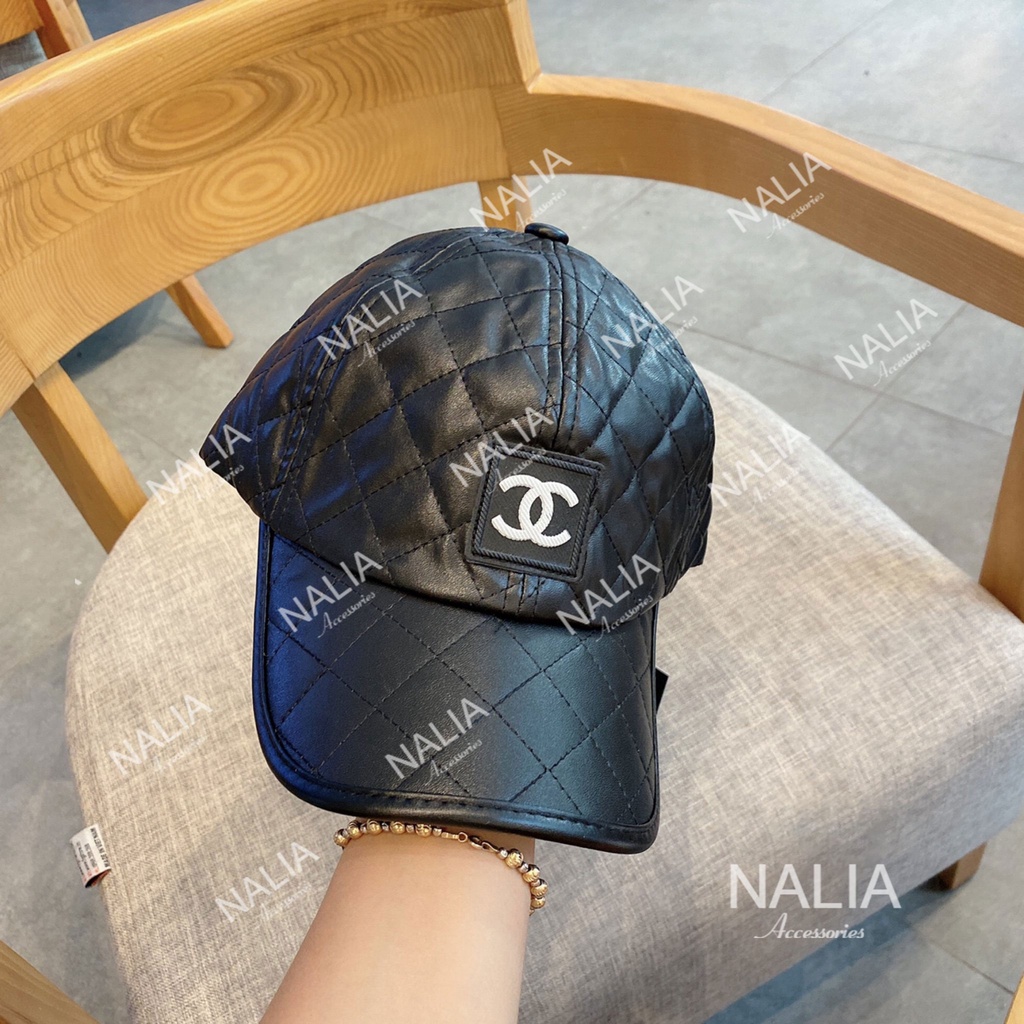 Mũ Bucket, lưỡi trai da mềm thiêu thương hiệu cao cấp D