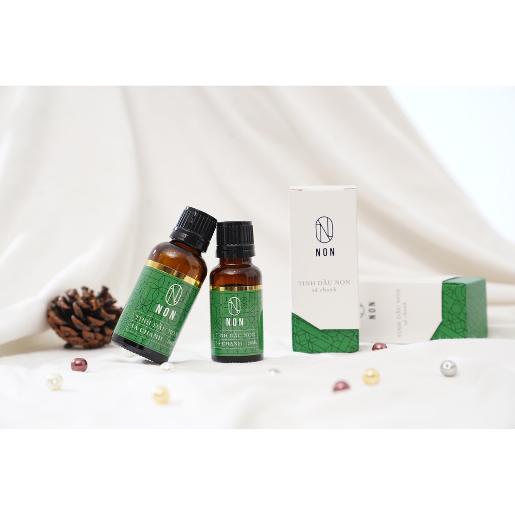 Combo 2 lọ Tinh dầu xông mặt, tắm, xông phòng Sả chanh Non | Lemongrass Essential Oil | Có phiếu kiểm định|