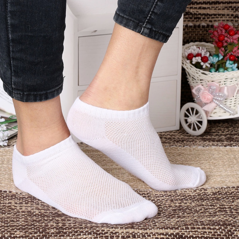 Set 1 / 3 / 5 Đôi Vớ Cotton Mềm Mại Thoáng Khí Cho Nam