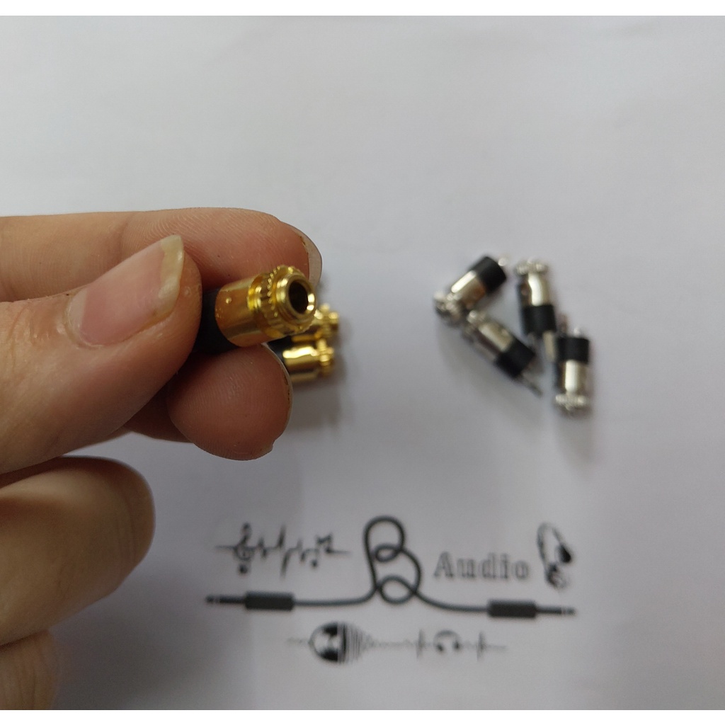 Jack cái 3.5mm mạ vàng, bạc chất lượng