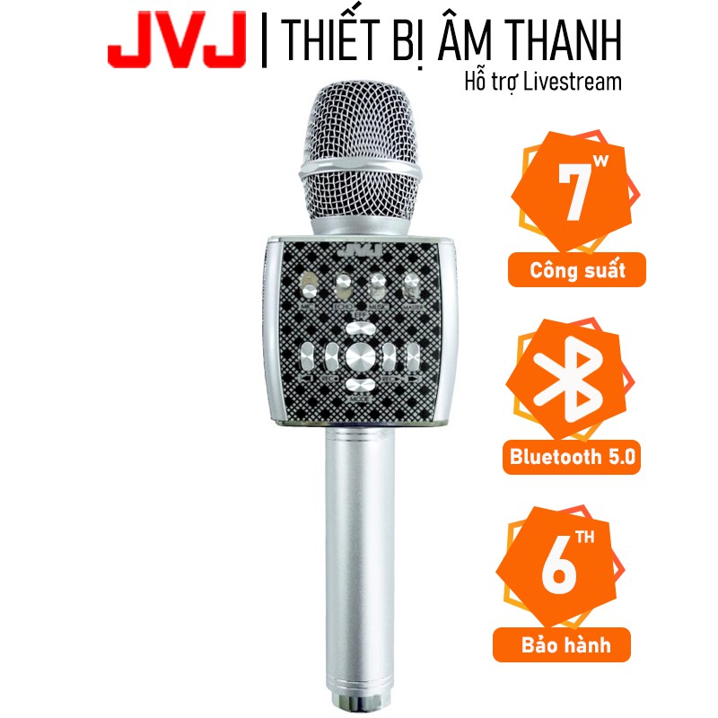 Micro karaoke YS92 JVJ bluetooth Không dây kèm loa 3 in 1-Kết nối với các thiết bị có kết nối bluetooth, Nâng giọng tốt