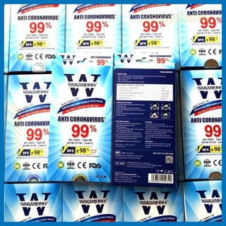 KHẨU TRANG Y TẾ WAKAMONO (4 LỚP, HỘP 10 CÁI)