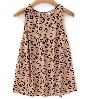 Áo ba lỗ hoạ tiết da báo hàng TQXK sale lẻ size