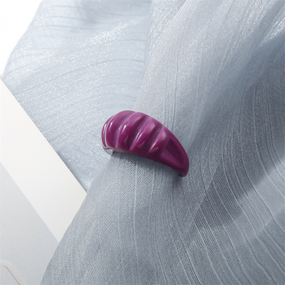 Nhẫn Dạng Hở Bằng Nhựa Acrylic Nhiều Màu Thời Trang Hàn Quốc