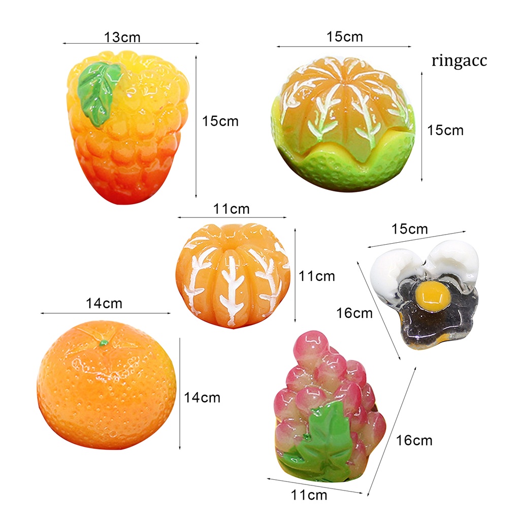 Simulated fruit orange accessories