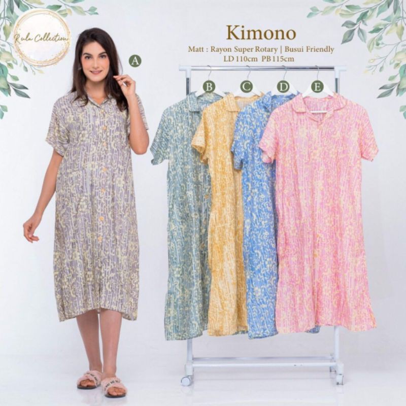 Đầm Kimono Mặc Ở Nhà Kiểu Dáng Trẻ Trung Quyến Rũ Cho Nữ