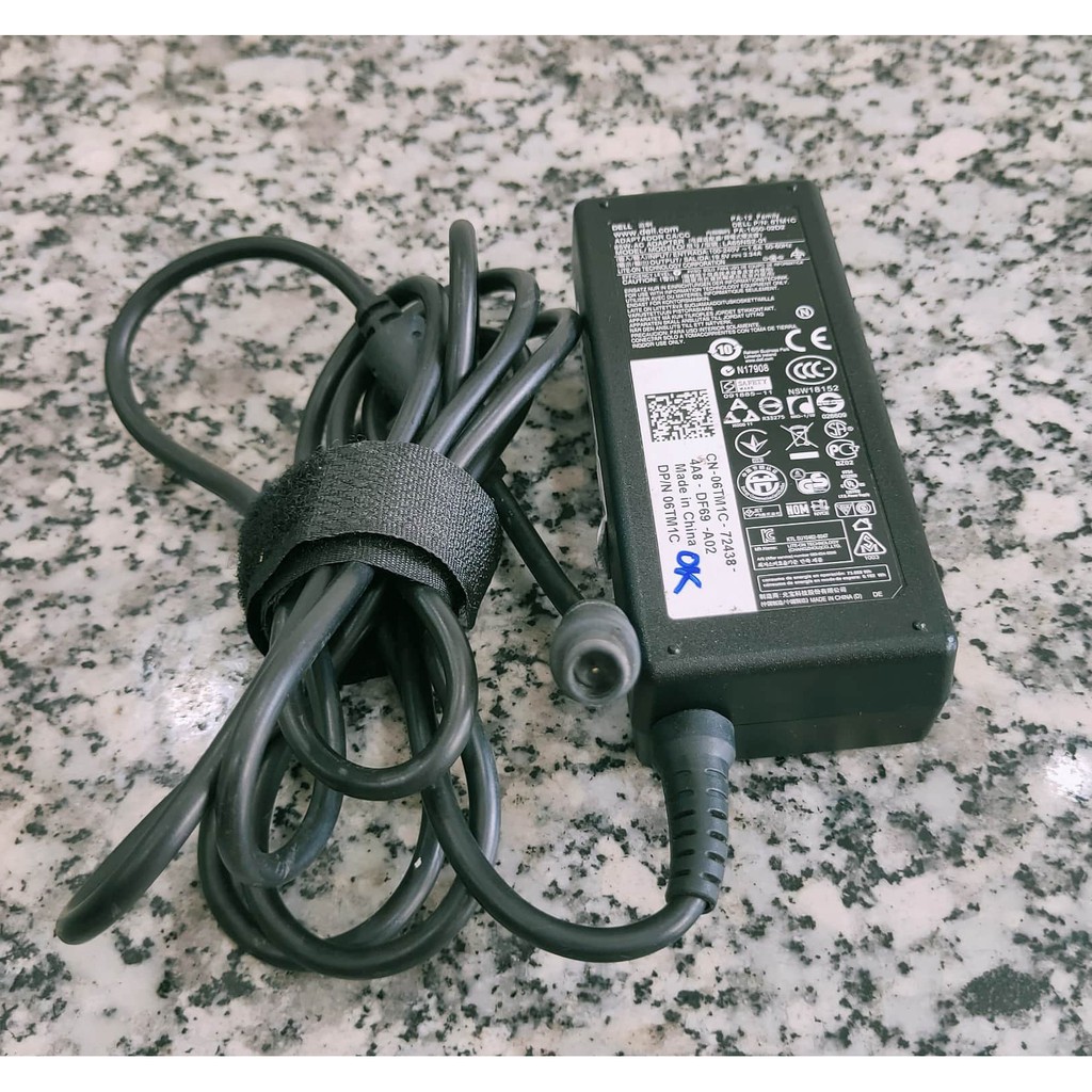 Sạc DELL D600, D610, D620, D630, D631, D800, D810, D820, D830,13R 14R 15R 17R KT2MG Đầu Kim Lớn 19.5V - 3.34A