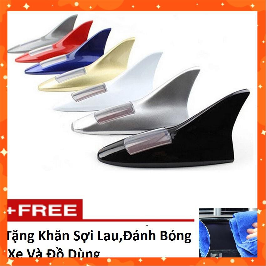 Đèn led,Đèn Chiếu Cảnh Báo Ô Tô Gắn Ăng Ten 1(bạc) 206019-1206275 Tặng khăn lau