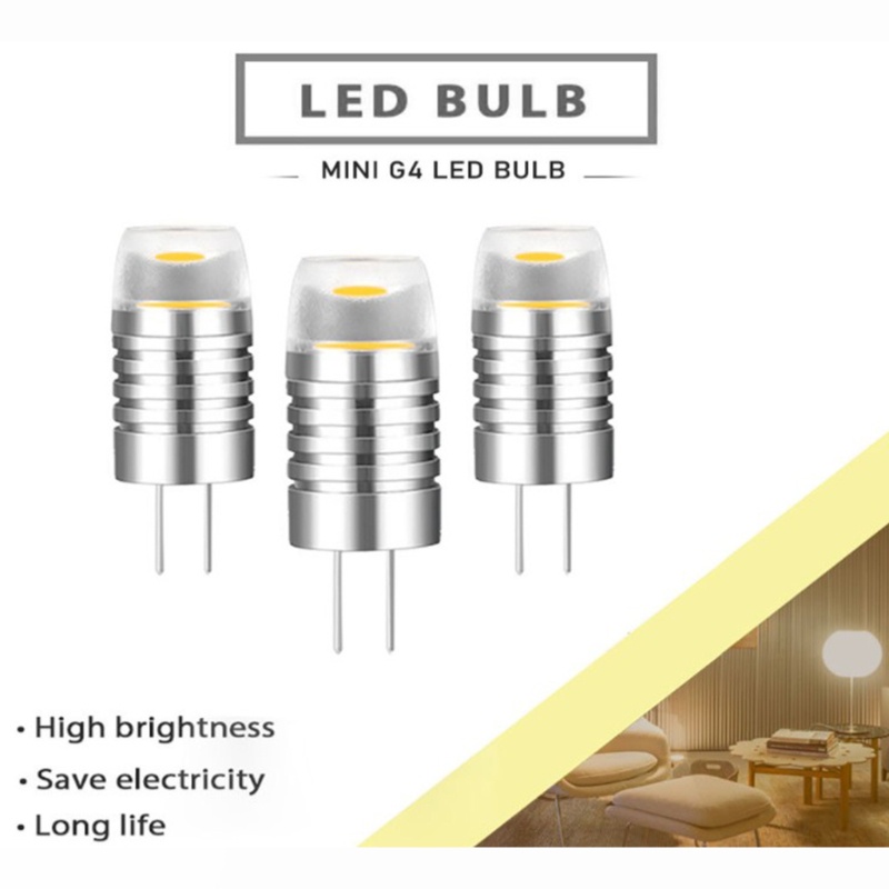 ✿ 1 Bóng Đèn LED G4 Mini 1.5W DC 12V COB Bằng Nhôm Thay Thế Chuyên Dụng Cho Đèn Chùm