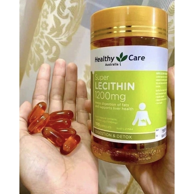 Mầm đậu nành Healthy Care Super Lecithin đẹp da, đào thải độc tố gan, cân bằng nội tiết tố