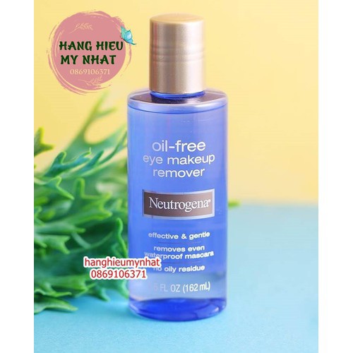 TẨY TRANG MẮT MÔI NEUTROGENA OIL FREE EYE MAKEUP REMOVE 162ML CHÍNH HÃNG - 6672