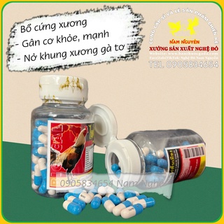 BIO CAL Thái Lan Hủ 100 viên bổ sung canxi, cứng xương, khỏe gân gối cho gà