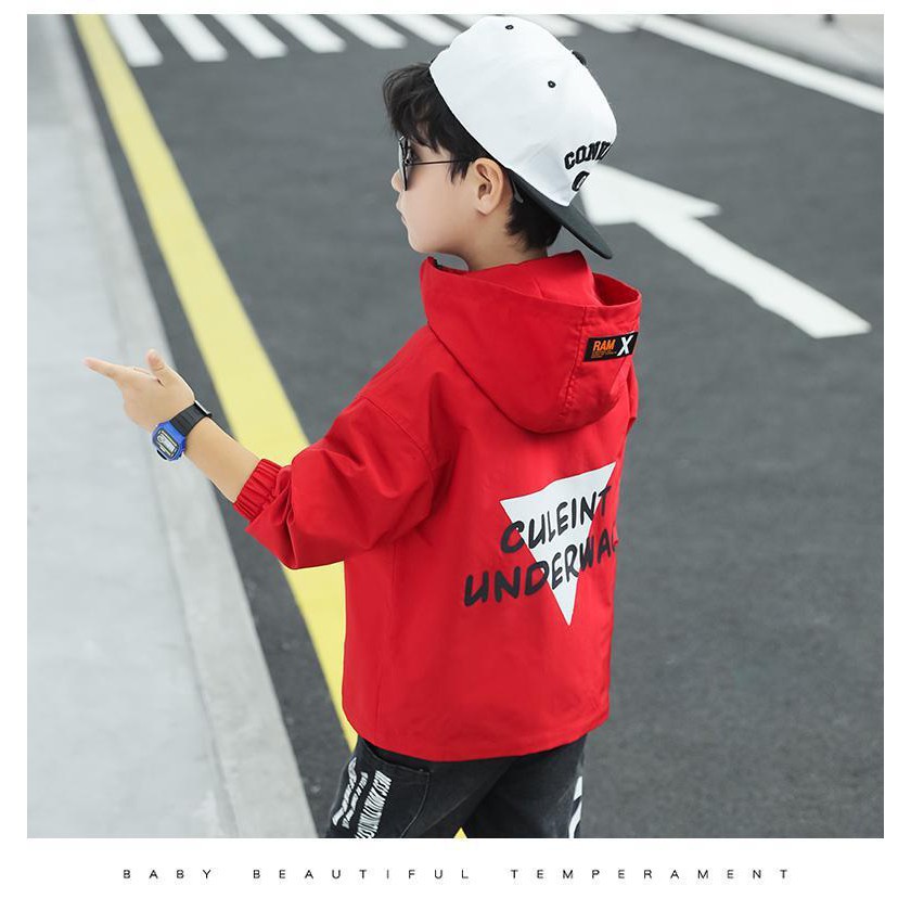 Áo khoác bé trai. Áo khoác trẻ em chất vải dù mềm siêu dể thương 13kg-40kg