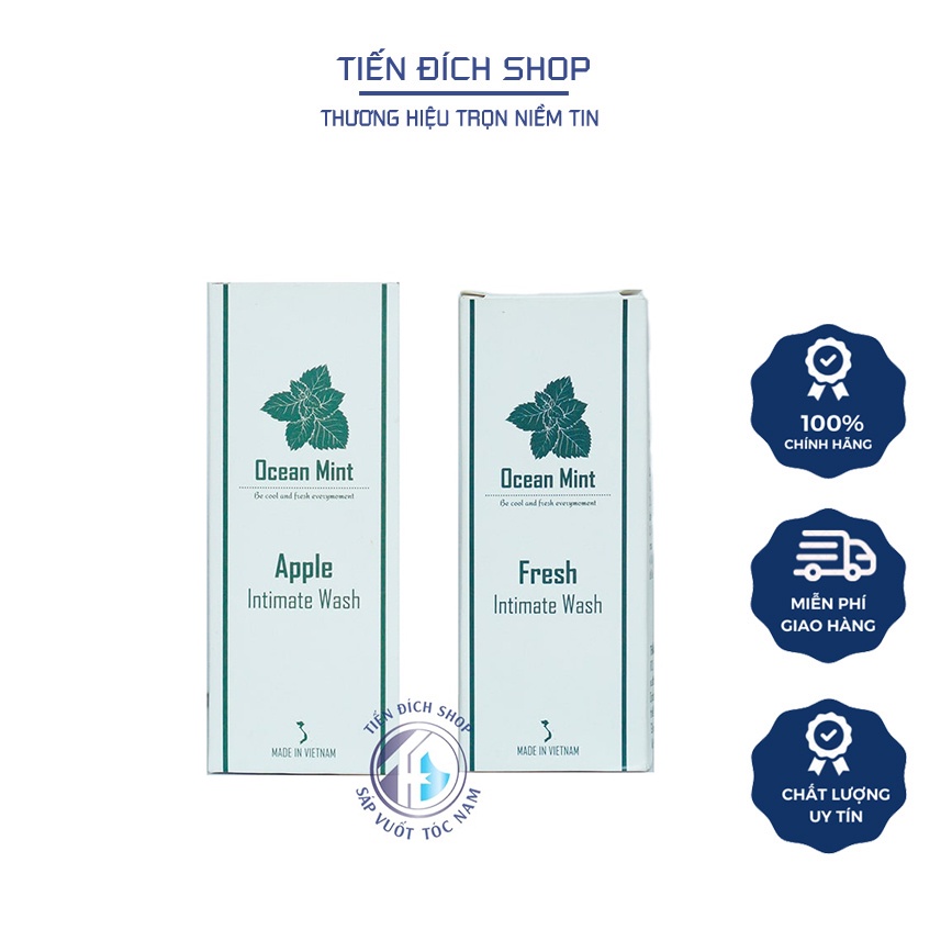 Dung dịch vệ sinh nam Ocean Mint  100ml chính hãng | Dung dịch vệ sinh cho nam giới Việt