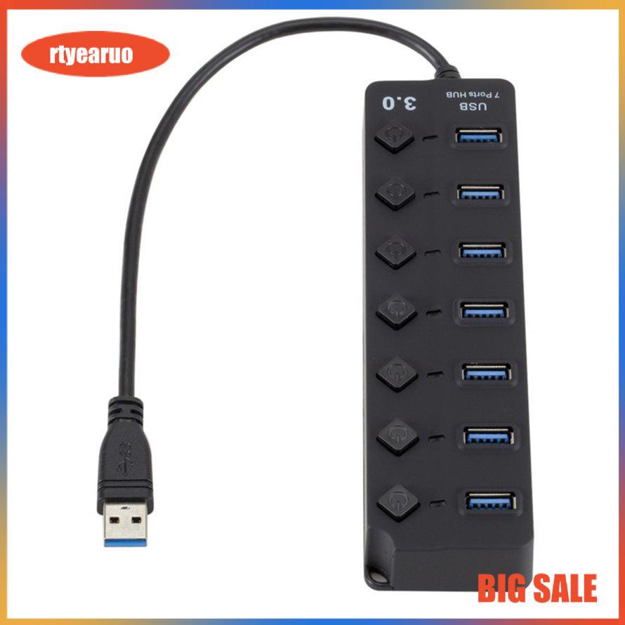 Bộ Chia 7 Cổng Usb 3.0 Shub Cho Máy Tính