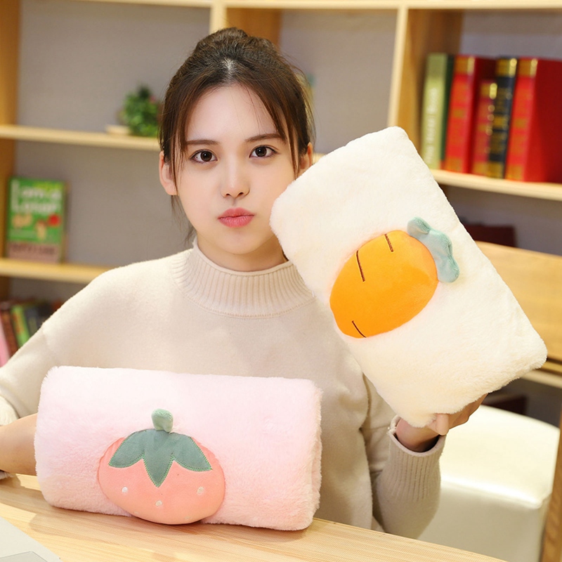 Gối Nhét Tay Giữ Ấm Mùa Đông Hình Thỏ Hoạt Hình Đáng Yêu