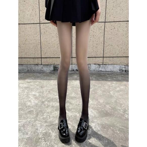 Quần tất siêu mỏng màu đổi màu Gradient phong cách Lolita sành điệu, cá tính cho nữ