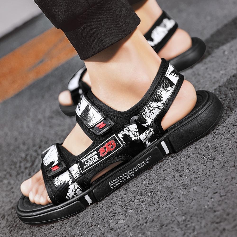 Dép sandal nam trẻ trung cá tính phối màu nổi bật