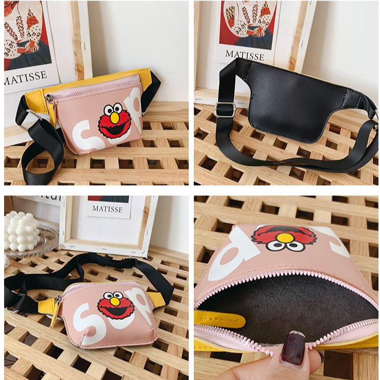 Túi Đeo Chéo Họa Tiết Hoạt Hình Cho Bé Gái