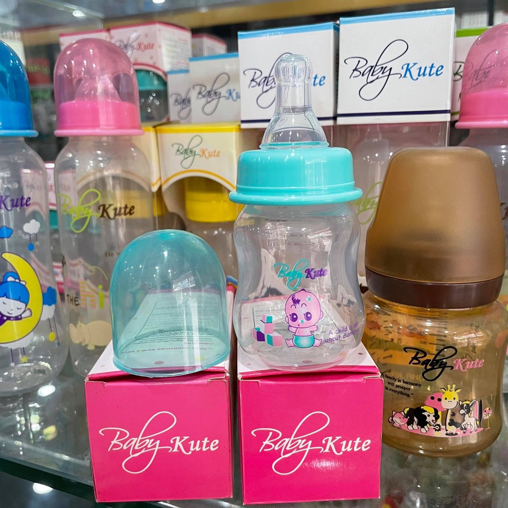 Bình tập uống cho bé bằng nhựa PP an toàn hiệu Baby Kute 60ML - Hàng nhập khẩu Thái Lan