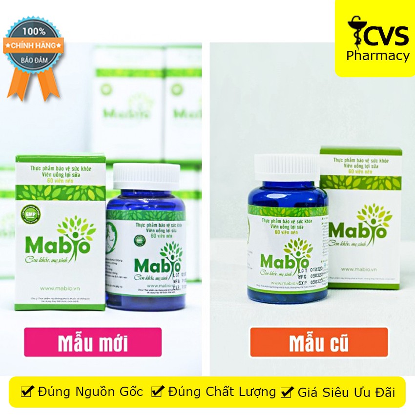 Viên Uống Lợi Sữa MABIO - giúp nâng cao chất lượng & số lượng sữa mẹ - cvspharmacy